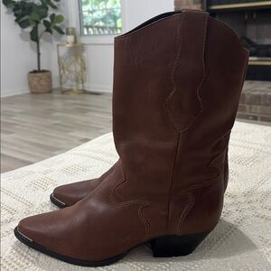 Code‎ West Brown Western Rodeo Women Boots Size 9